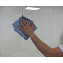 MICROVITRE Lingette en microfibre pour surfaces vitrées
